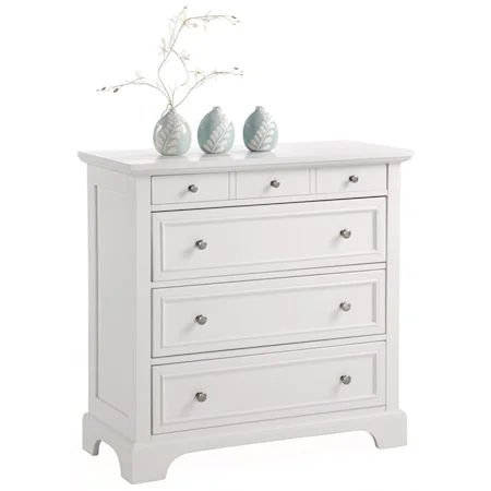 White Drawer Chest with 4 Drawers